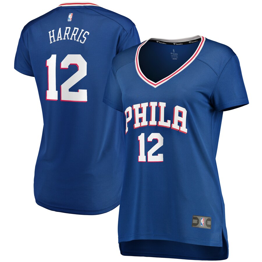 Tobias Harris Philadelphia 76ers Fanatics Branded Women's Fast Break Replica Player Basketball Jersey - Icon Edition - Royal