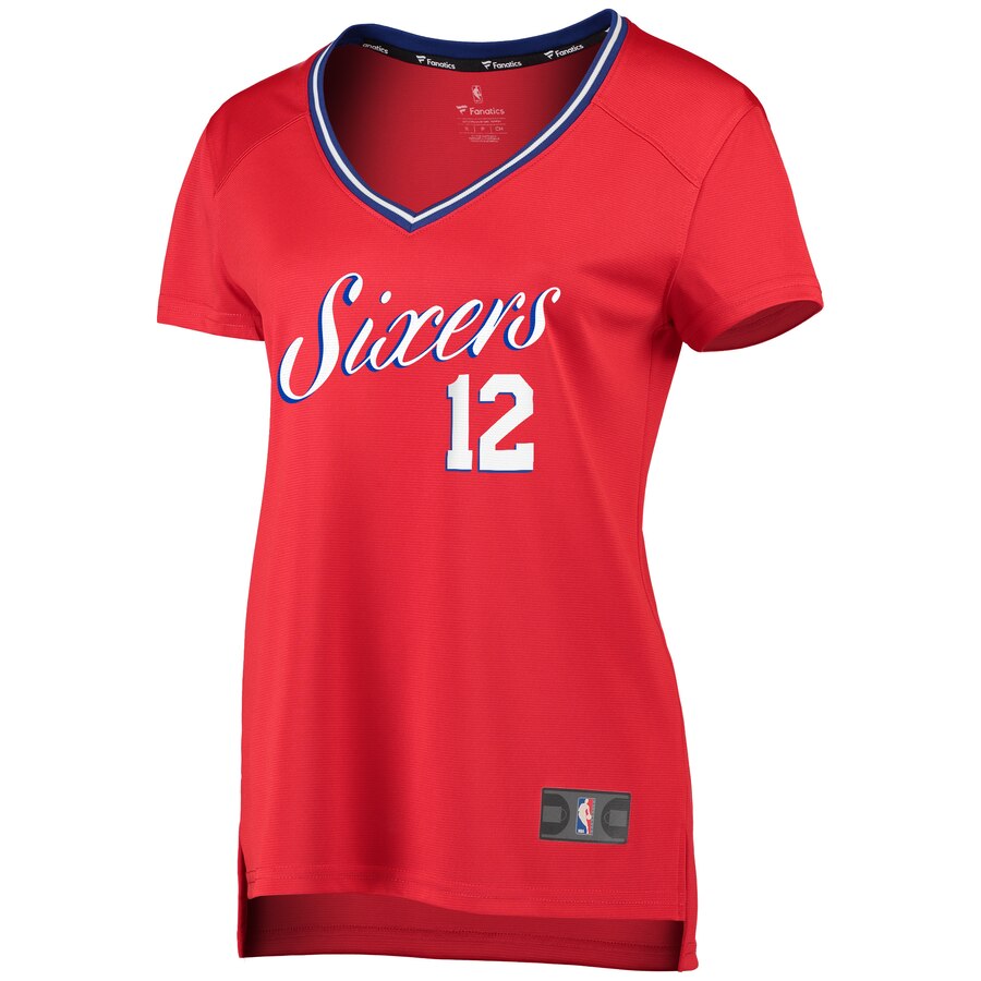 Alternative view of Tobias Harris Philadelphia 76ers Fanatics Branded Women's Fast Break Replica Player Basketball Jersey - Statement Edition - Red
