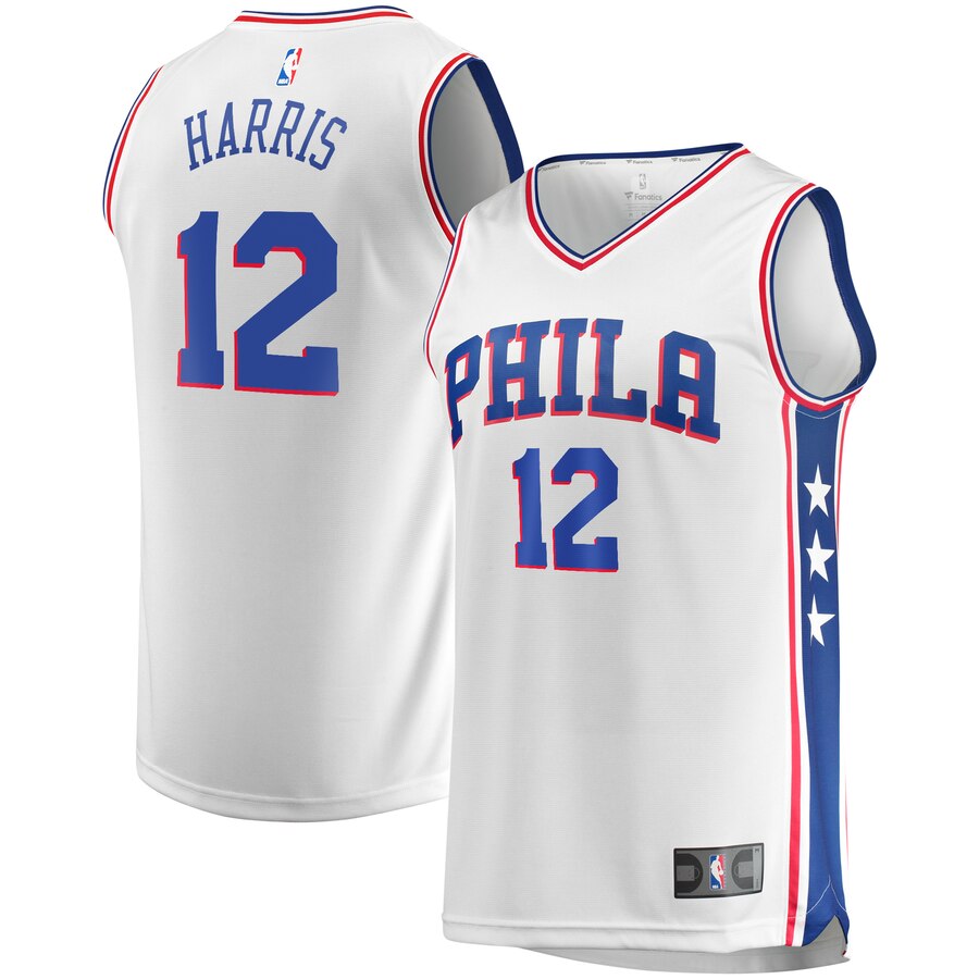 Tobias Harris Philadelphia 76ers Fanatics Branded Youth Fast Break Replica Player Basketball Jersey - Association Edition - White
