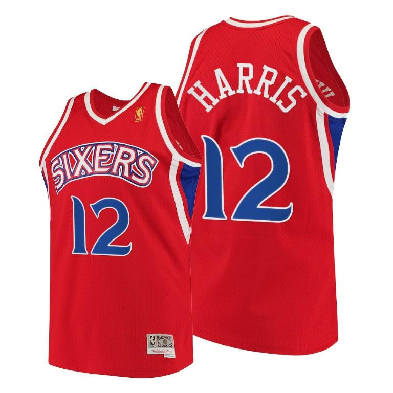 Tobias Harris Philadelphia 76ers Red Throwback 90s Basketball Jersey HWC Swingman - Men Basketball Jersey - JS559 