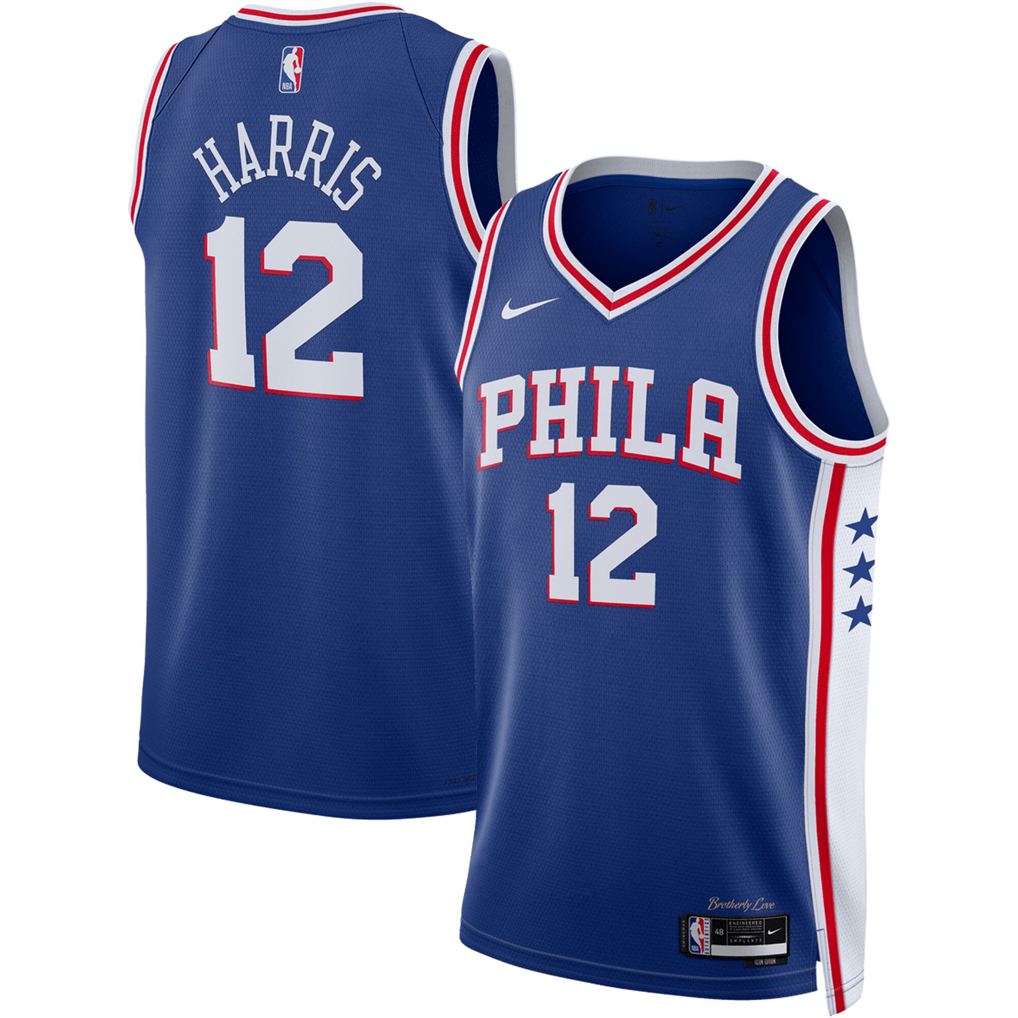 Tobias Harris Philadelphia 76ers Unisex Swingman Basketball Jersey – Icon Edition – Royal