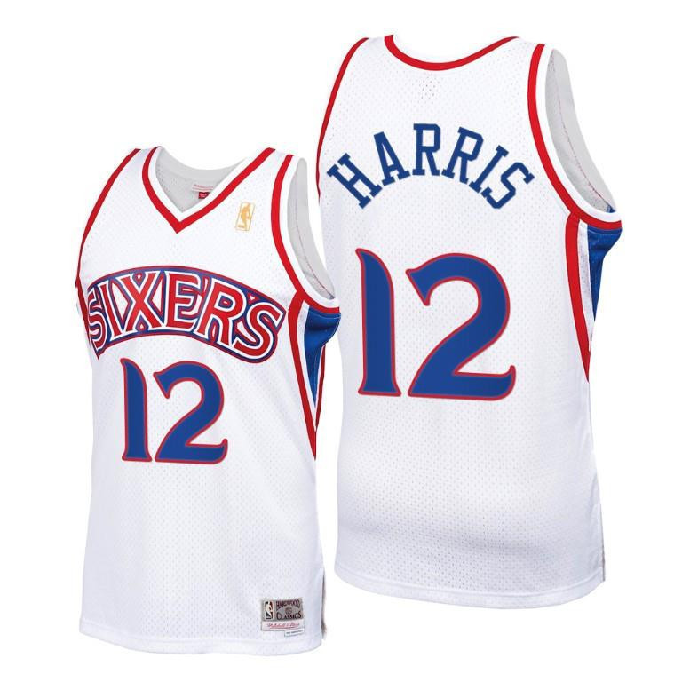 Tobias Harris Philadelphia 76ers White Throwback 90s Basketball Jersey HWC Swingman - Men Basketball Jersey - JS988 