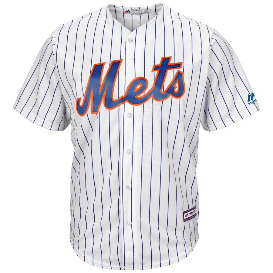 Alternative view of Todd Frazier New York Mets Majestic Official Cool Base Player Baseball Jersey - White Royal