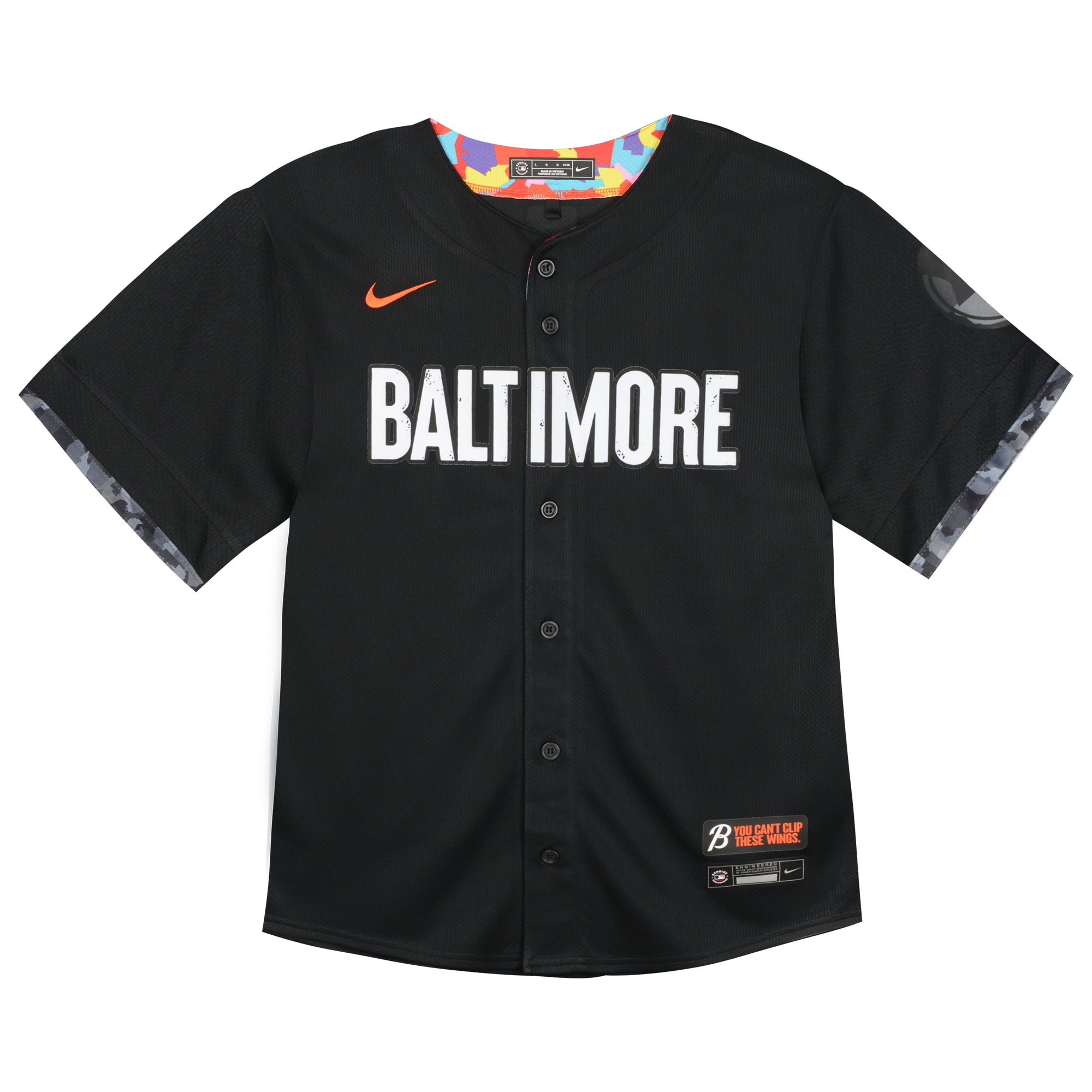 Alternative view of Toddler Baltimore Orioles Black City Connect Limited Baseball Jersey