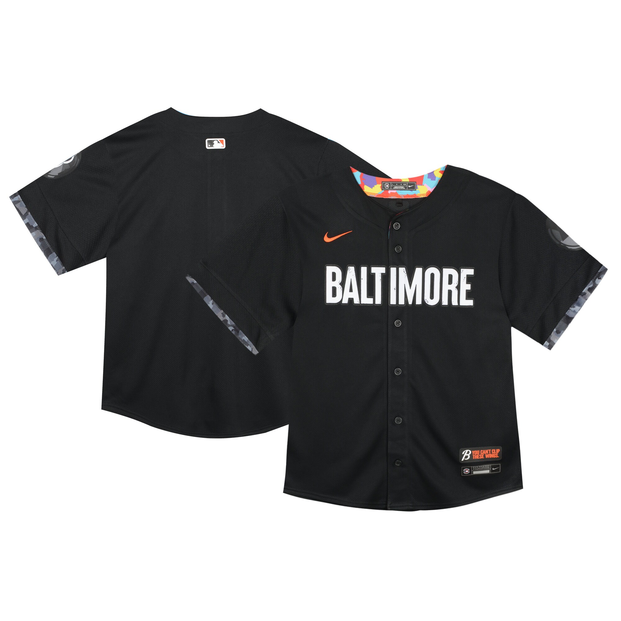 Toddler Baltimore Orioles Black City Connect Limited Baseball Jersey