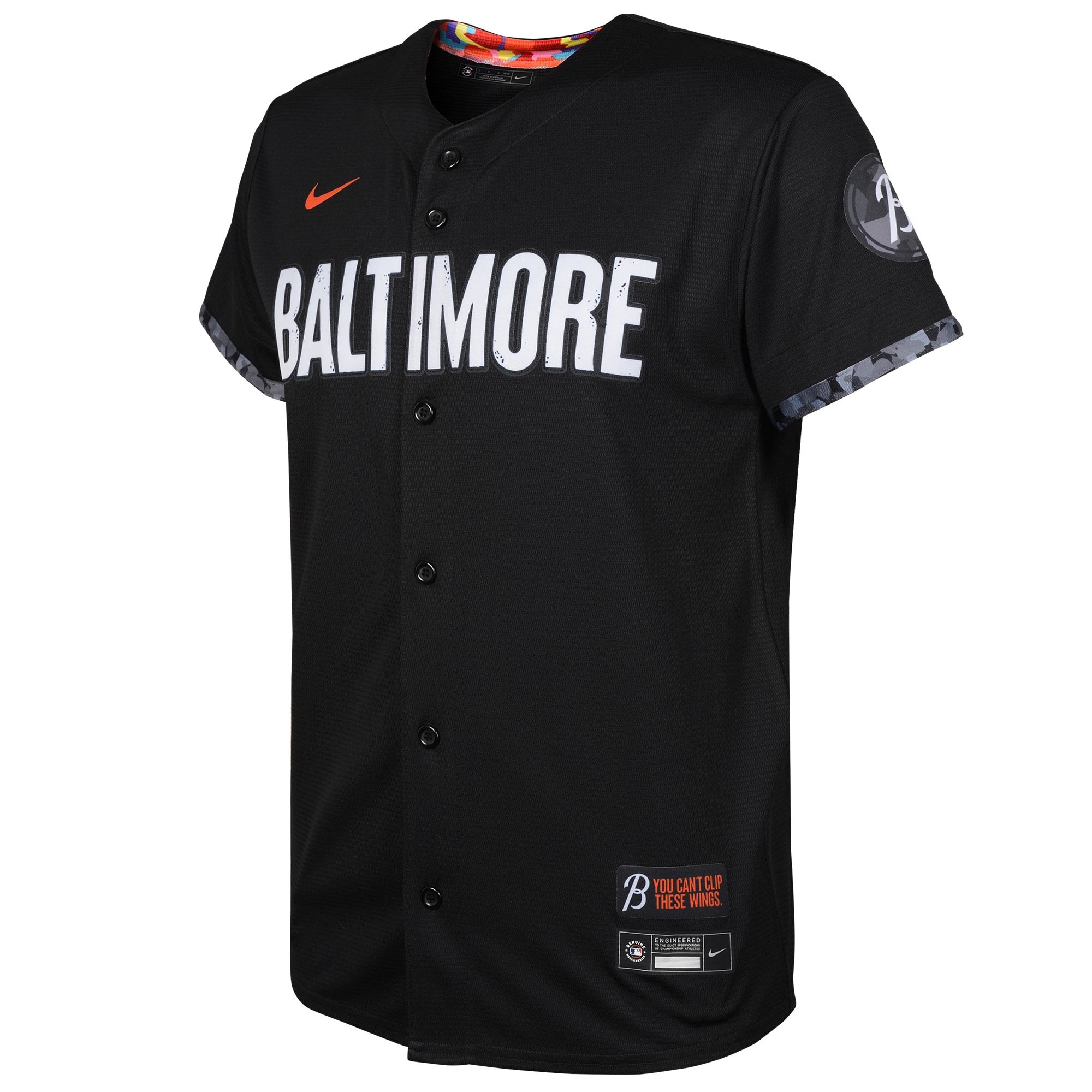 Alternative view of Toddler Baltimore Orioles Cal Ripken Black City Connect Player Baseball Jersey