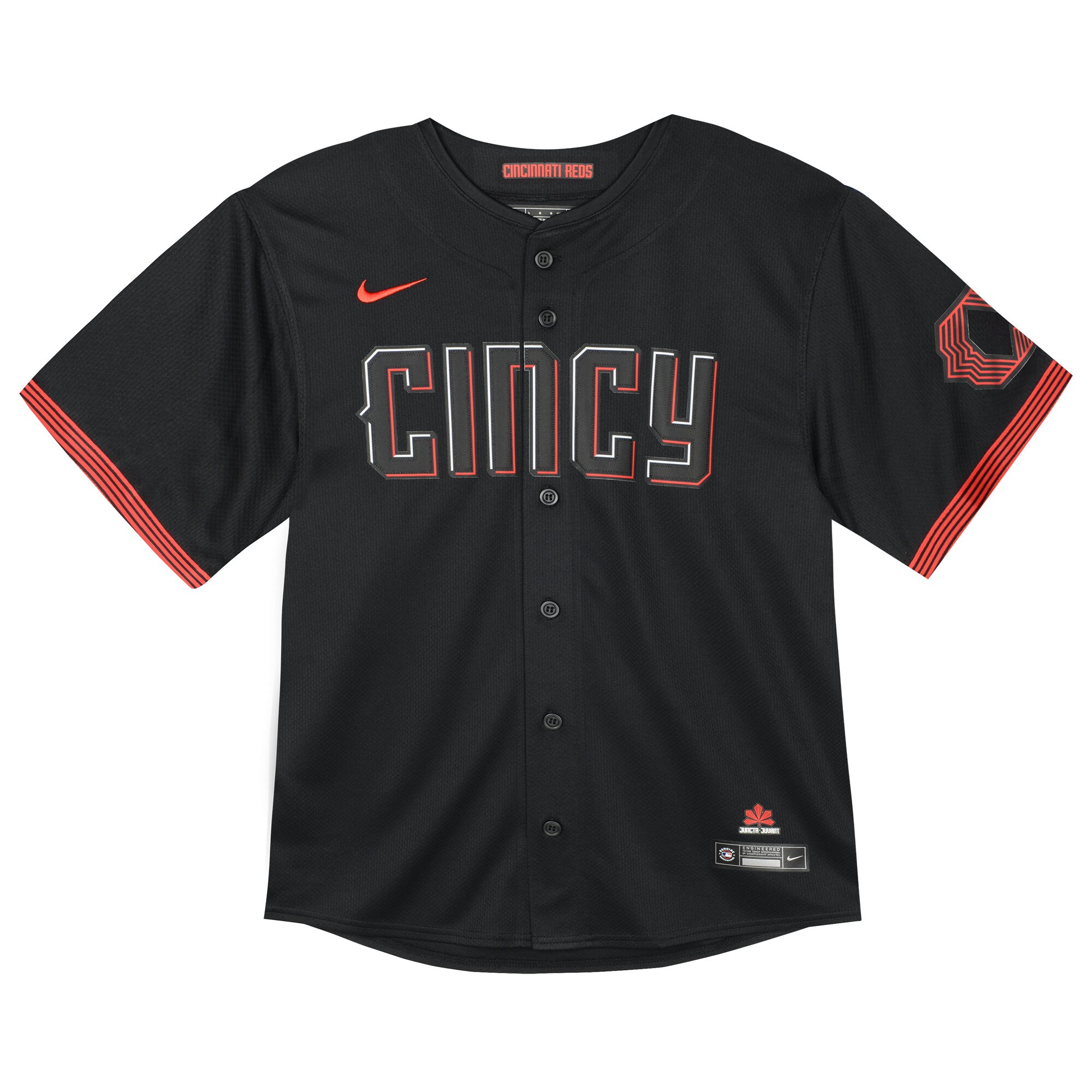 Alternative view of Toddler Cincinnati Reds Black City Connect Limited Baseball Jersey