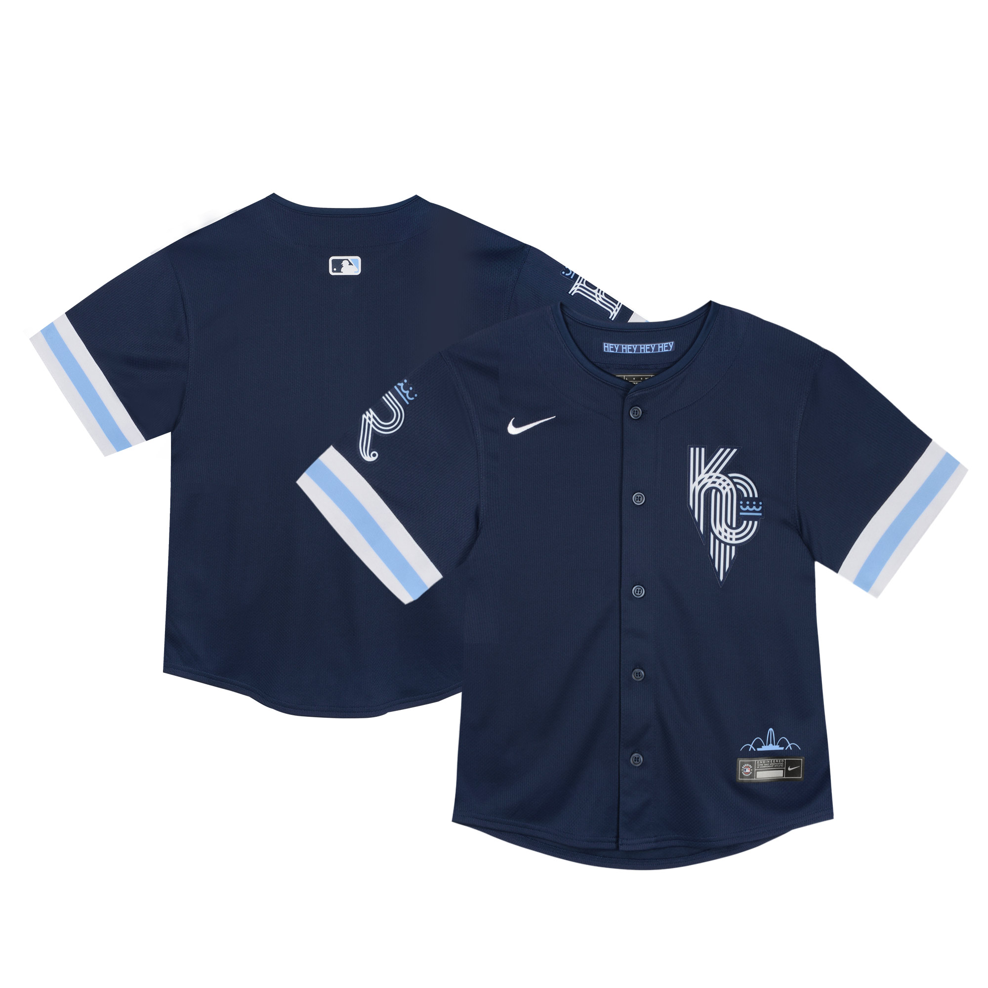 Toddler Kansas City Royals Navy City Connect Limited Baseball Jersey 