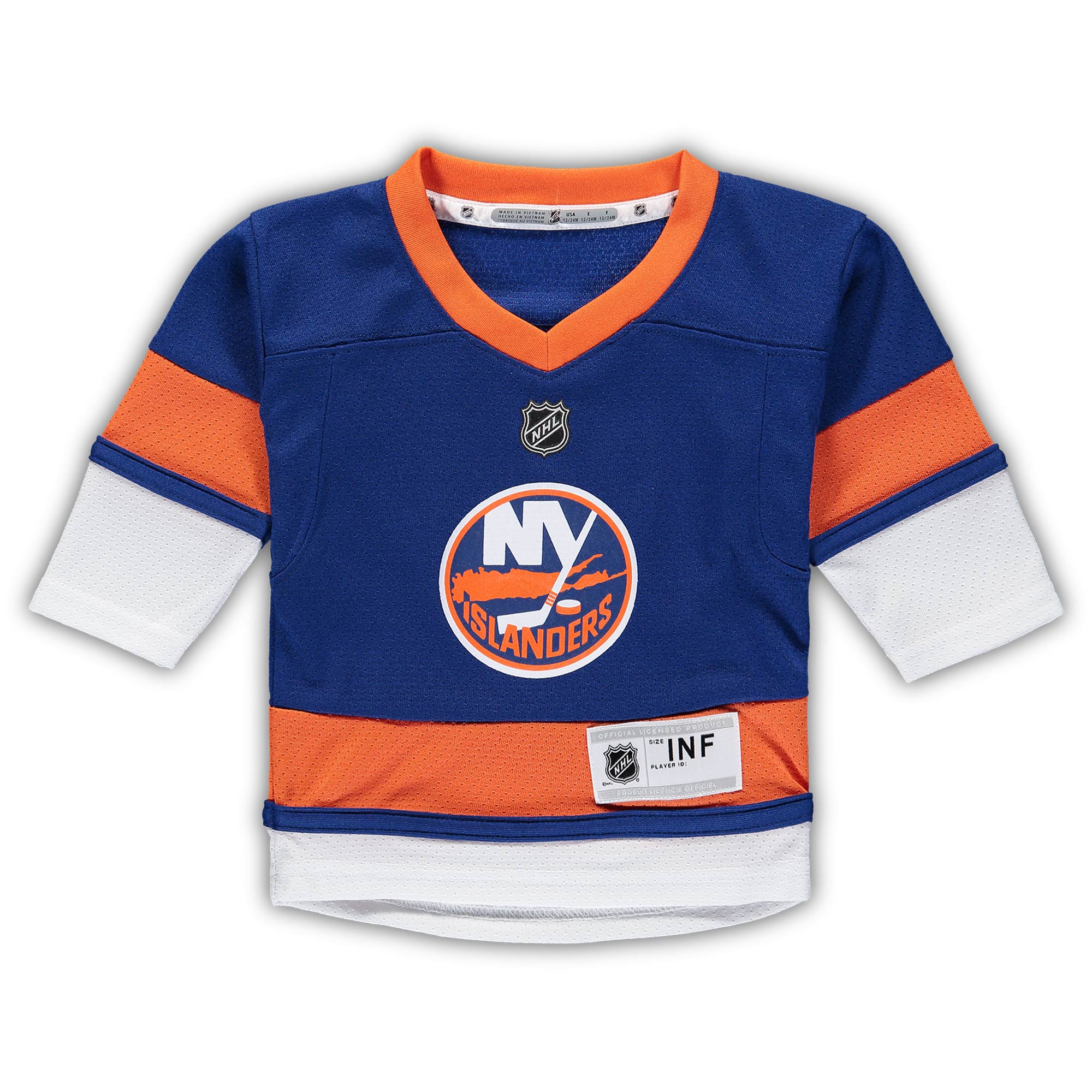 Alternative view of Toddler New York Islanders Mathew Barzal Infant Home Player Hockey Jersey - JS544 