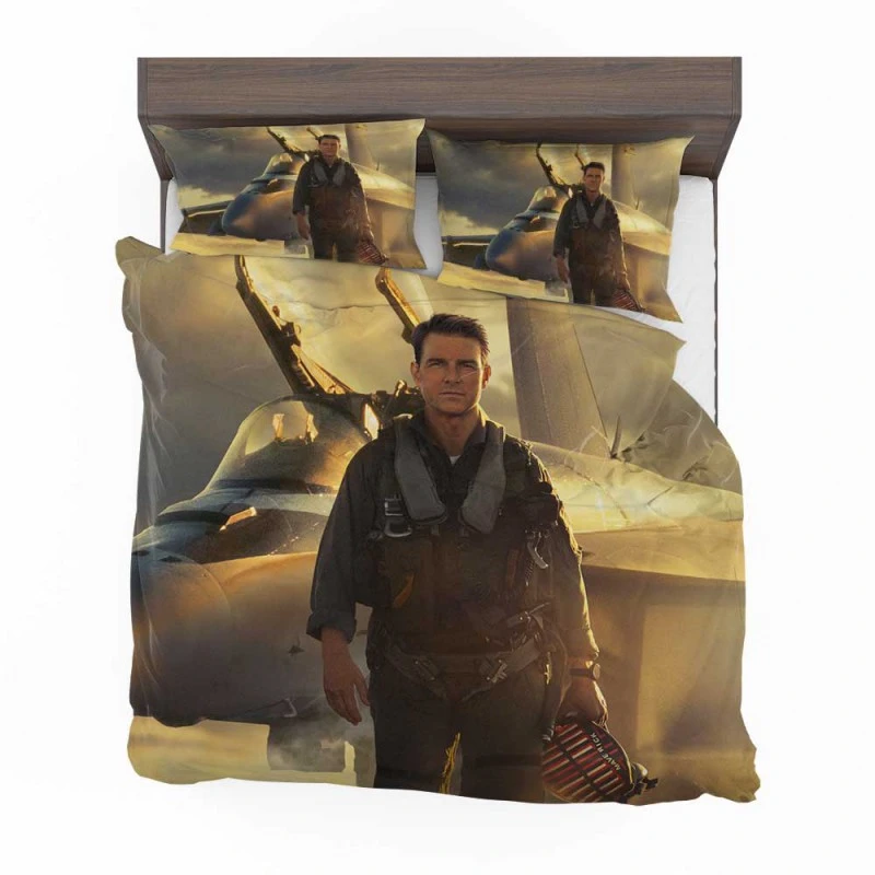 Alternative view of Tom Cruise In Top Gun Maverick Movie Bedding Set - Custom Bedding Set