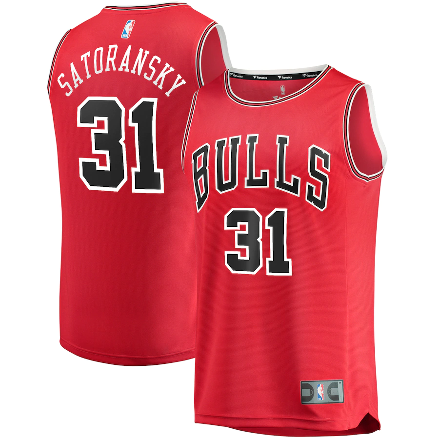 Tomas Satoransky Chicago Bulls Fanatics Branded Fast Break Player Basketball Jersey - Icon Edition - Red