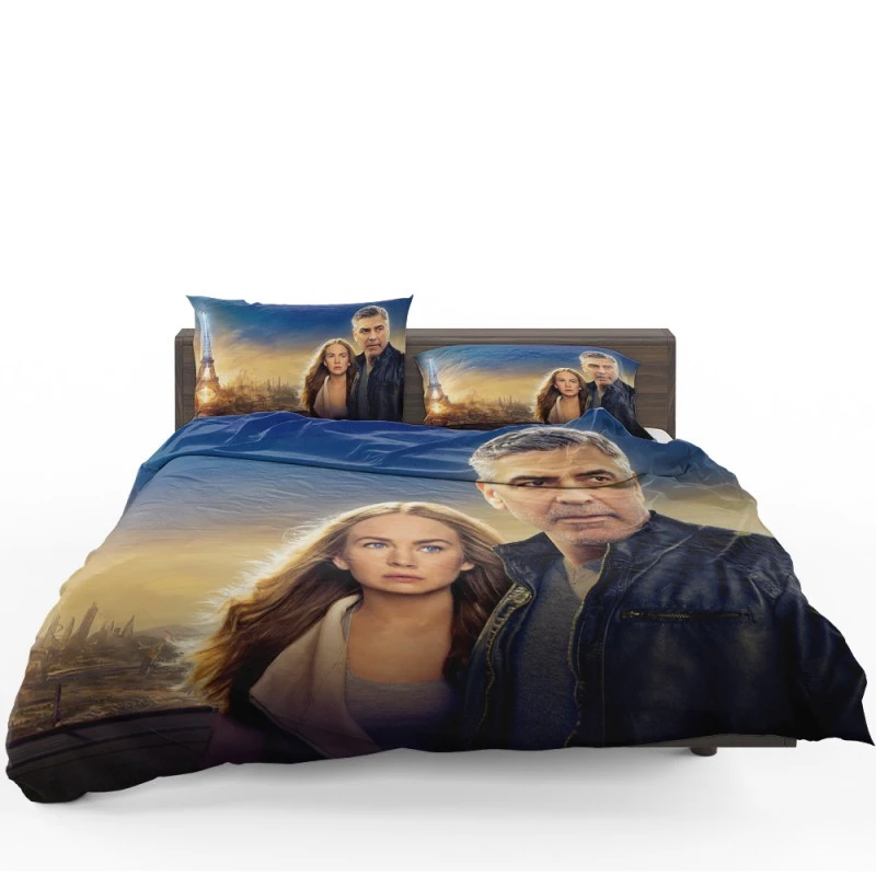 Tomorrowland Movie George Clooney Brittany Robertson Bedding Set - Custom Bedding Set