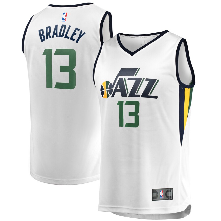 Tony Bradley Utah Jazz Fanatics Branded Fast Break Player Basketball Jersey - Association Edition - White
