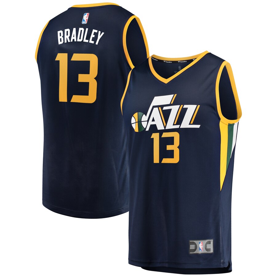 Tony Bradley Utah Jazz Fanatics Branded Fast Break Replica Player Basketball Jersey - Icon Edition - Navy