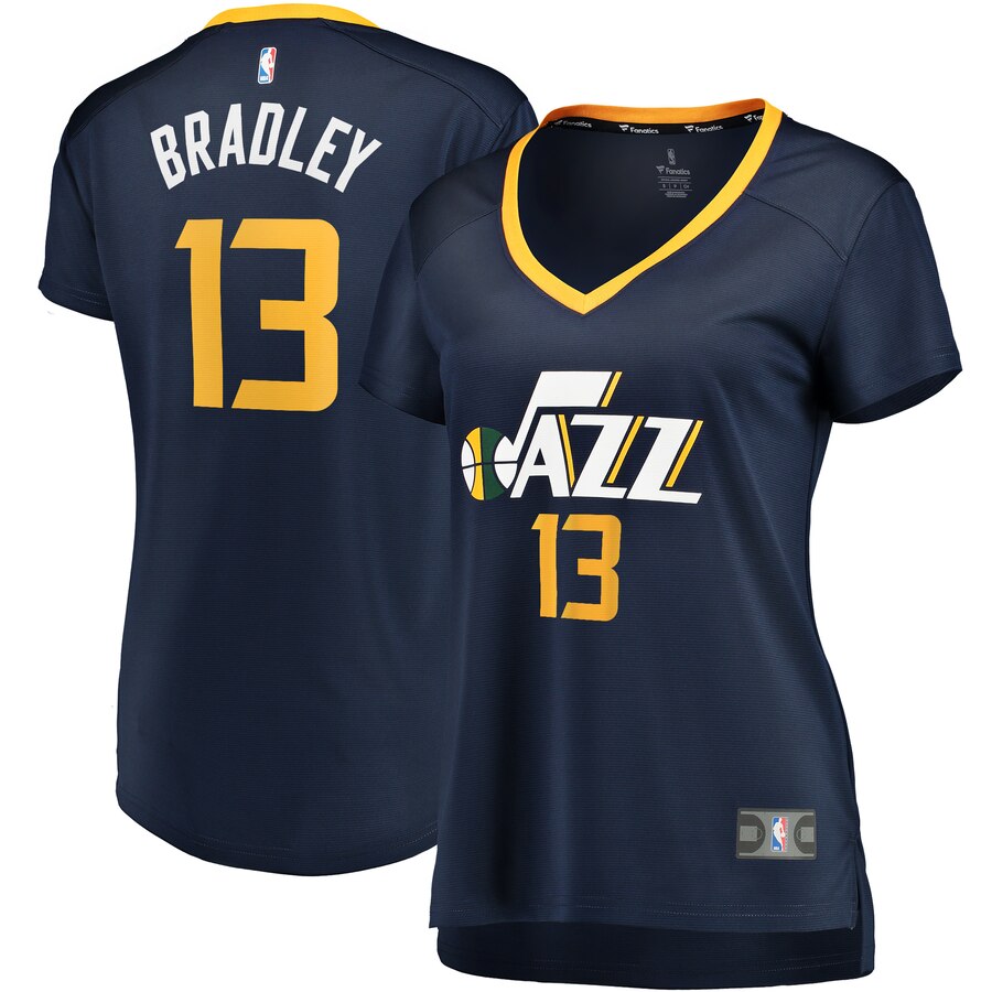 Tony Bradley Utah Jazz Fanatics Branded Women's Fast Break Player Basketball Jersey - Icon Edition - Navy
