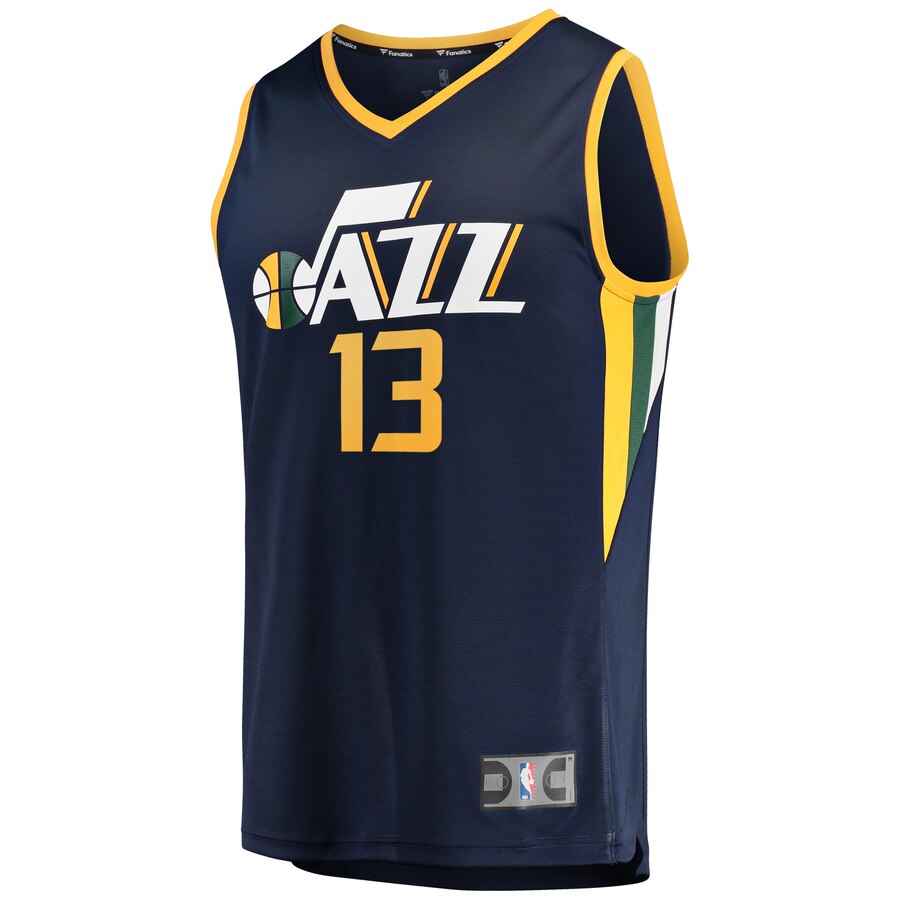 Alternative view of Tony Bradley Utah Jazz Fanatics Branded Youth Fast Break Player Basketball Jersey - Icon Edition - Navy