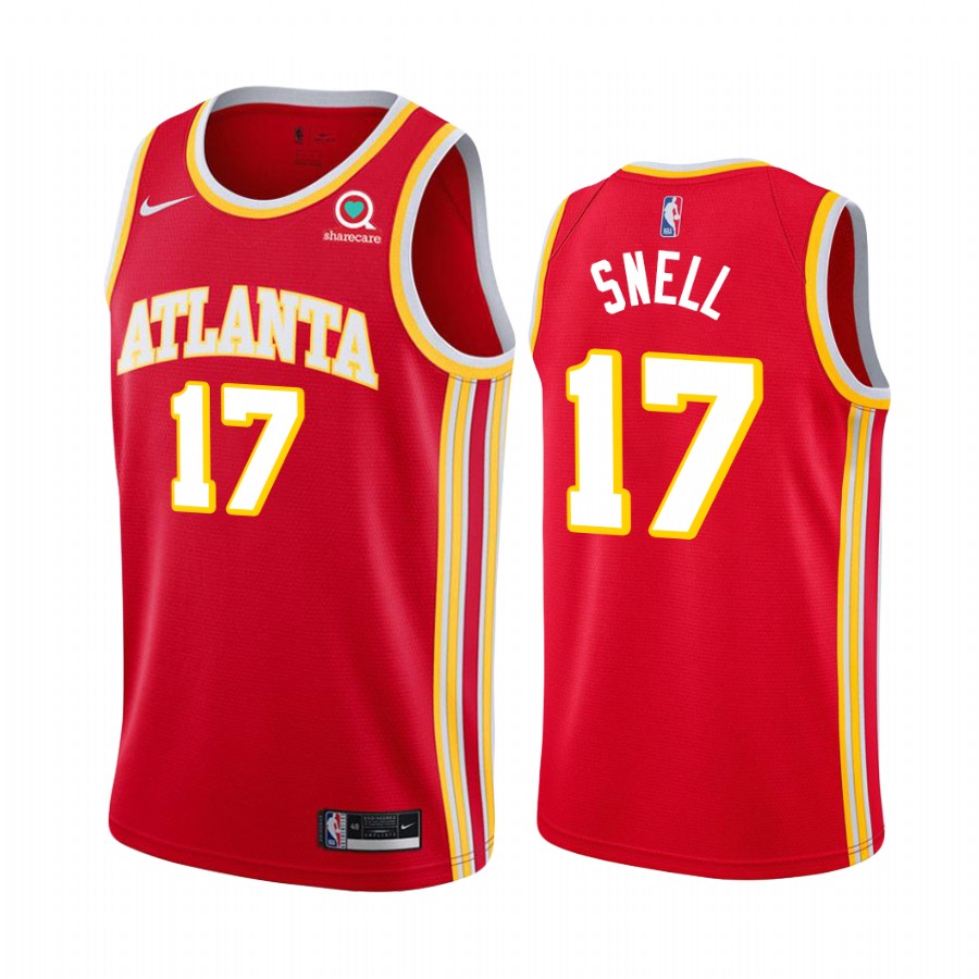 Tony Snell Atlanta Hawks 2020-21 Red Icon Basketball Jersey 2020 Trade