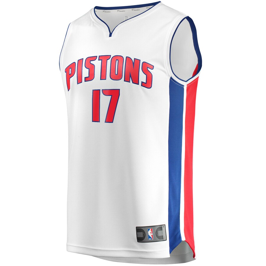 Alternative view of Tony Snell Detroit Pistons Fanatics Branded Youth Fast Break Replica Player Basketball Jersey - Association Edition - White