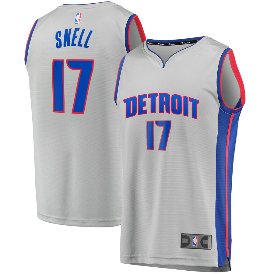 Tony Snell Detroit Pistons Fanatics Branded Youth Fast Break Replica Player Basketball Jersey - Statement Edition - Gray