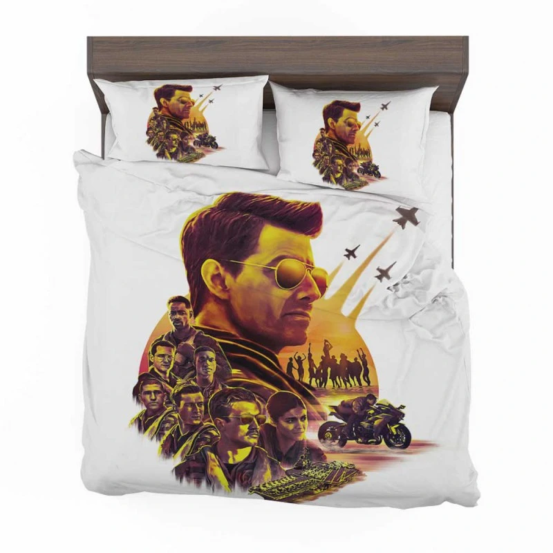 Alternative view of Top Gun Maverick Movie Bedding Set - Custom Bedding Set