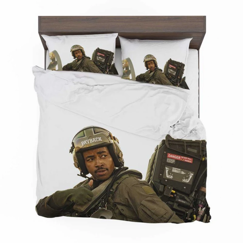 Alternative view of Top Gun Maverick Movie Jay Ellis Bedding Set - Custom Bedding Set