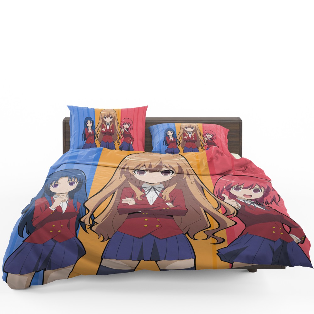 Toradora Japanese Anime Girl Bedding Set - Custom Bedding Set