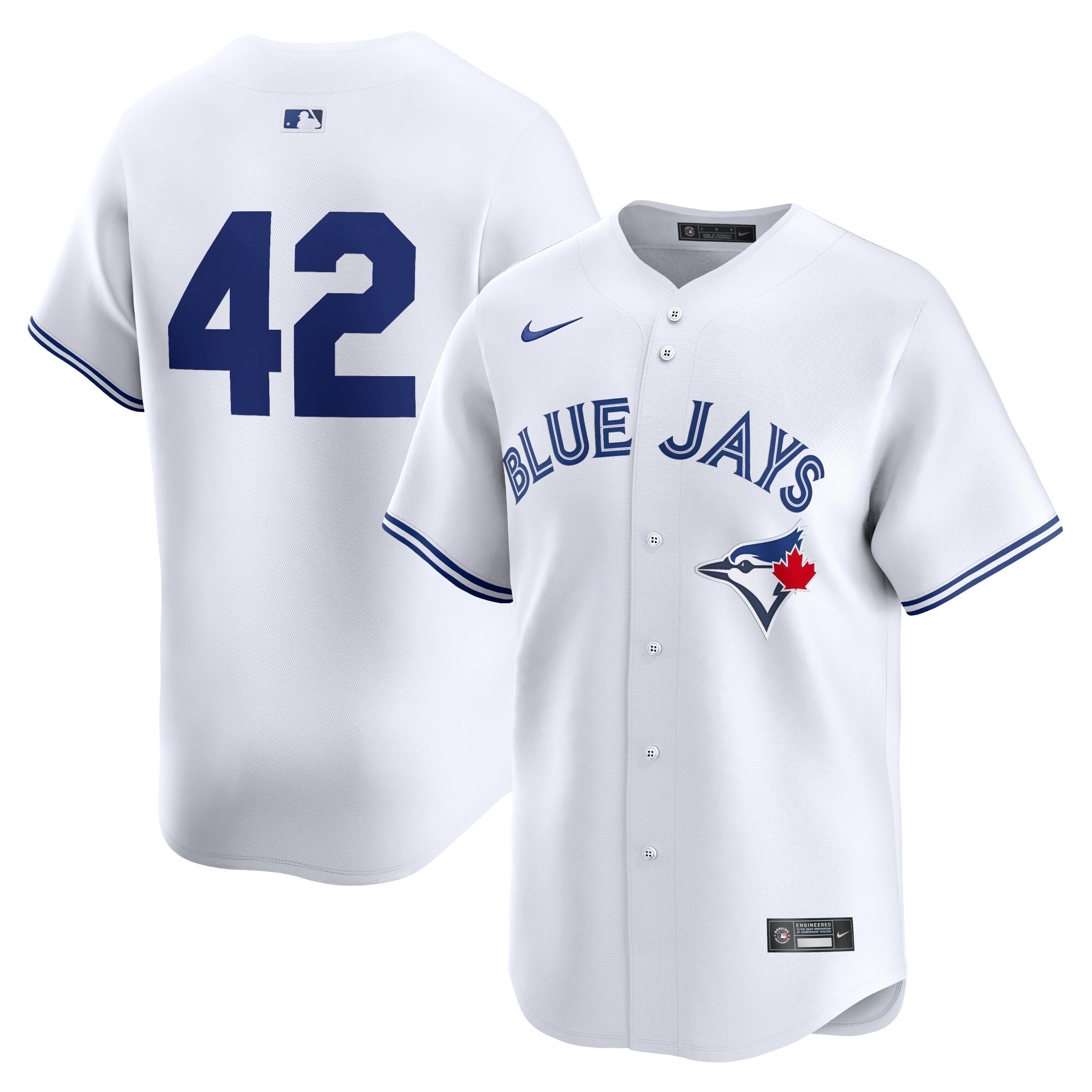 Toronto Blue Jays 2024 Jackie Robinson Day Home Limited Baseball JerseyÃƒâ€šÃ‚Â ÃƒÂ¢Ã¢â€šÂ¬Ã¢â‚¬Å“ White