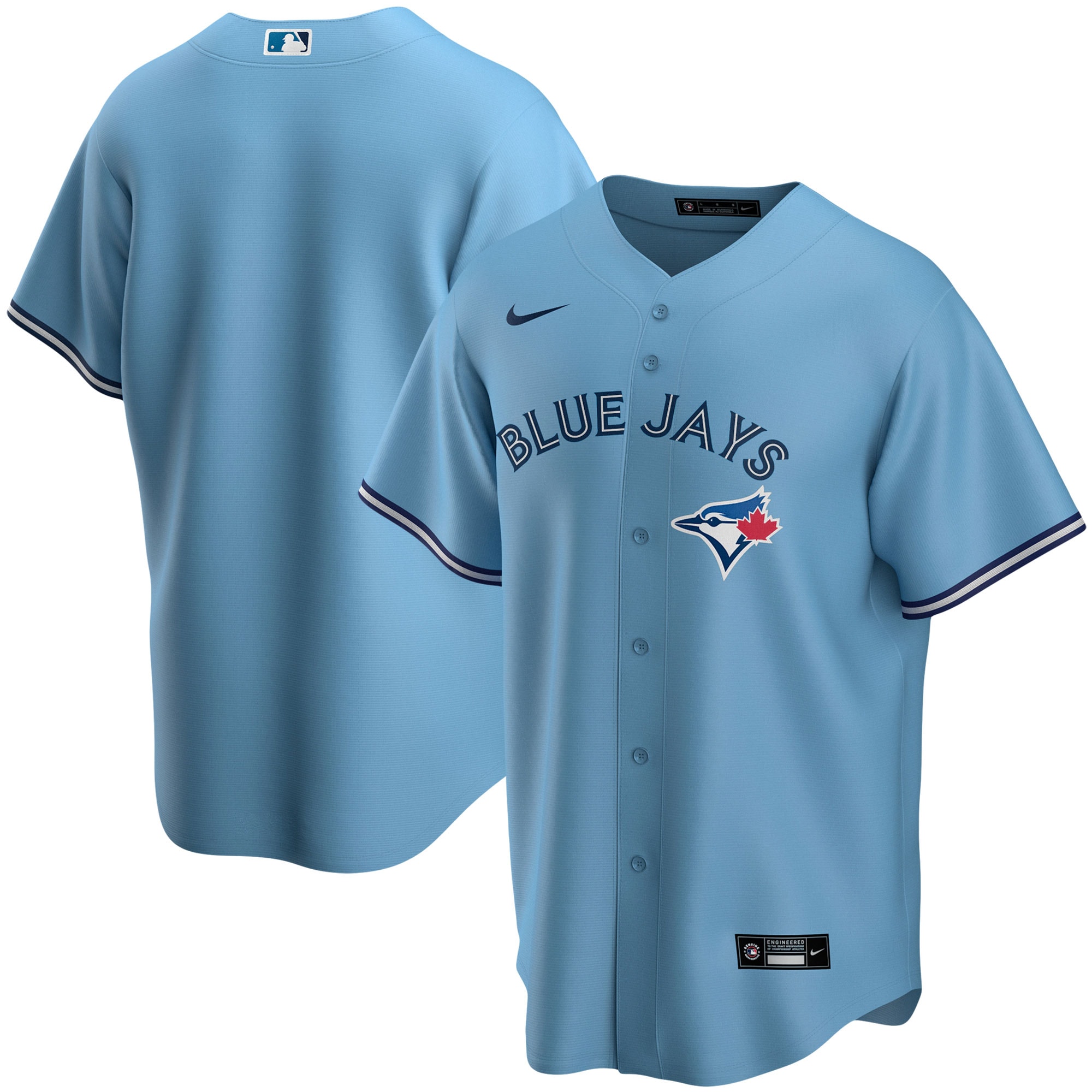 Toronto Blue Jays Alternate Replica Team Baseball Jersey - Powder Blue