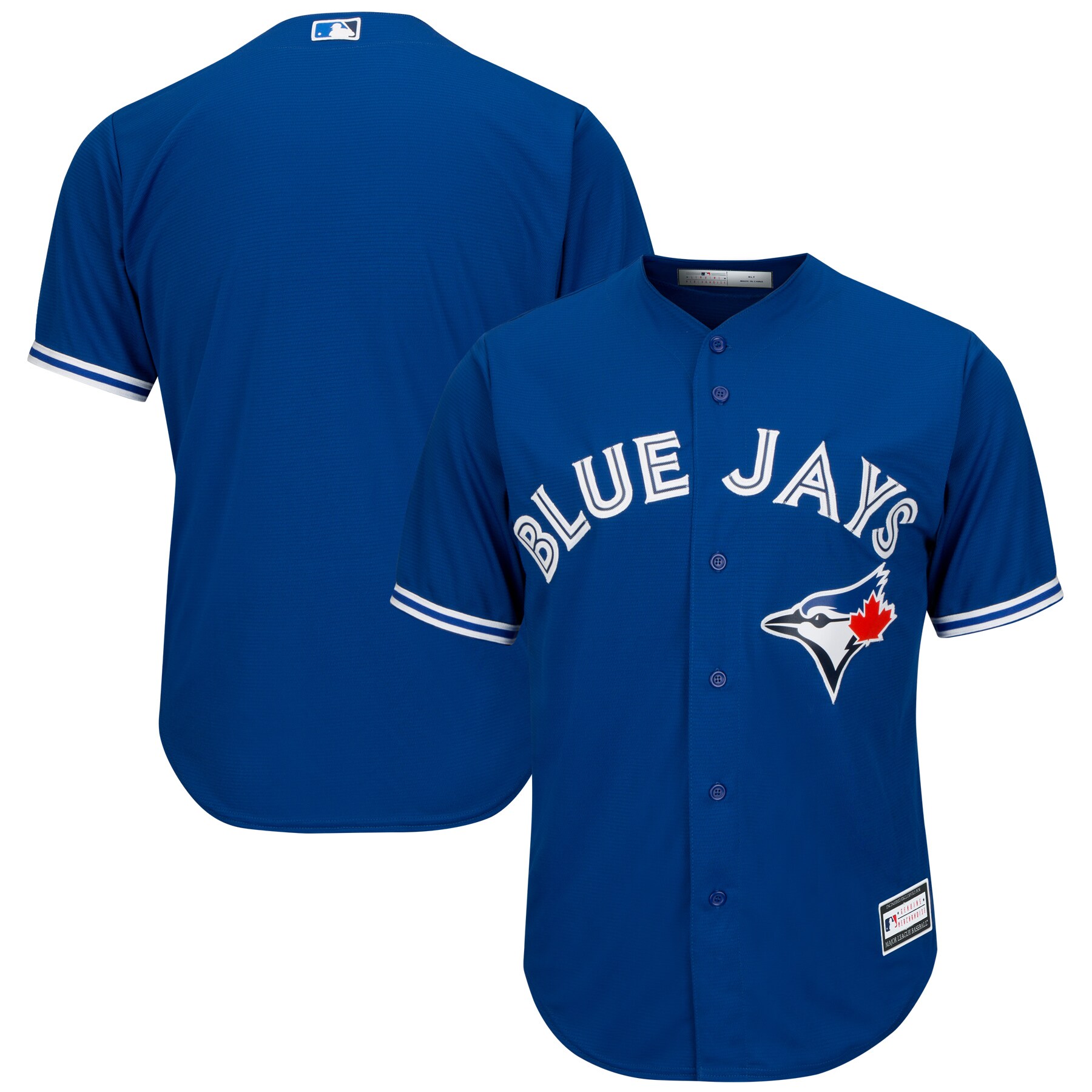 Alternative view of Toronto Blue Jays Big & Tall Replica Team Baseball Jersey - Royal