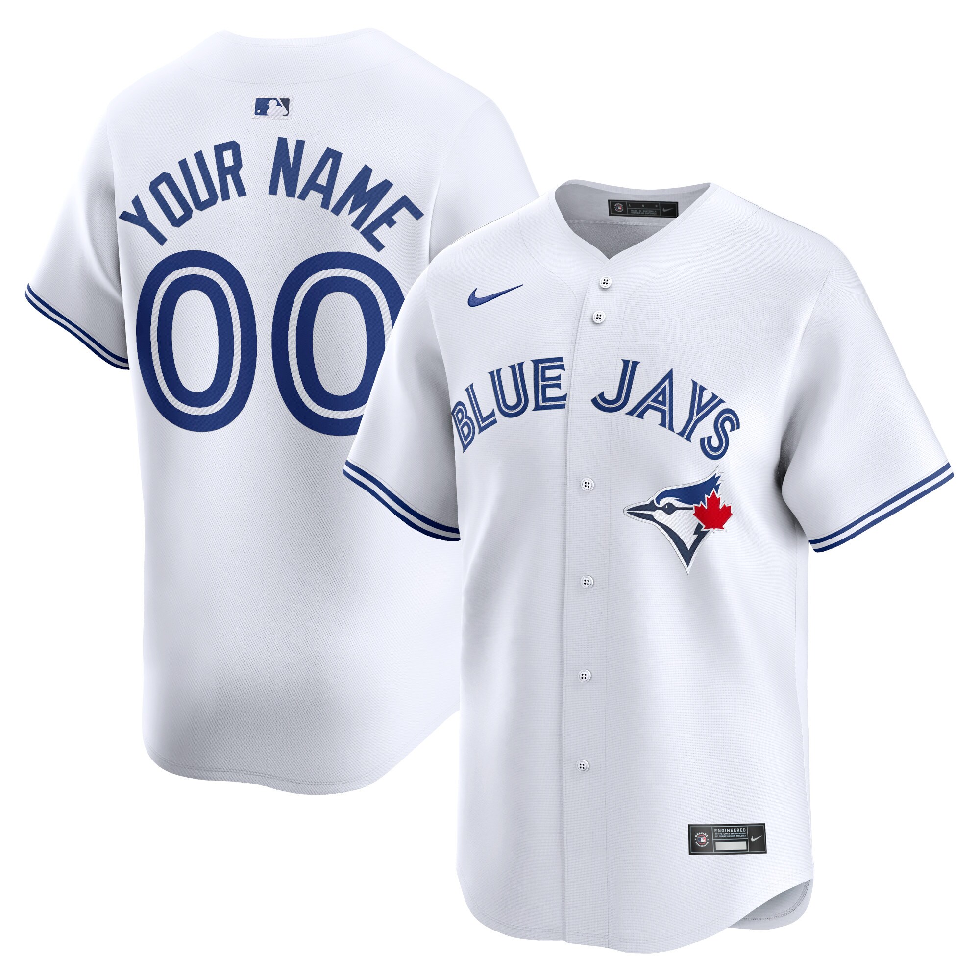 Toronto Blue Jays Home Limited Custom Baseball Jersey - White