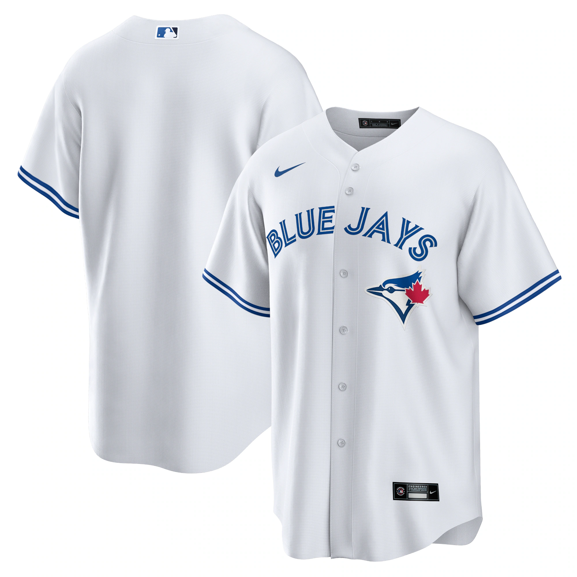 Alternative view of Toronto Blue Jays Home Replica Team Baseball Jersey - White