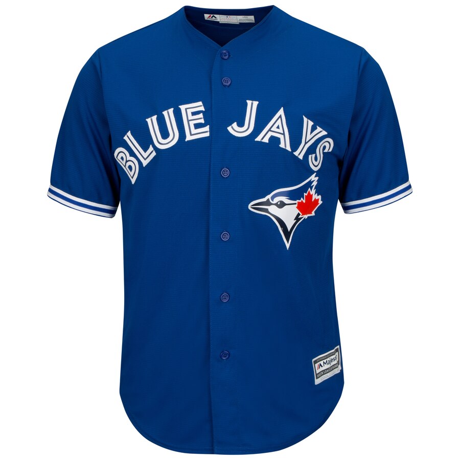 Alternative view of Toronto Blue Jays Majestic Big And Tall Cool Base Team Baseball Jersey - Royal