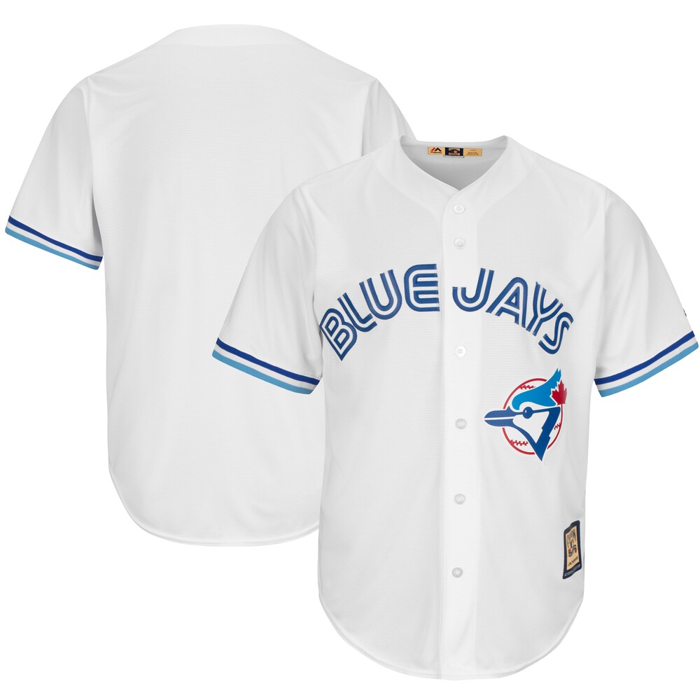 Toronto Blue Jays Majestic Cooperstown Cool Base Team Baseball Jersey - White