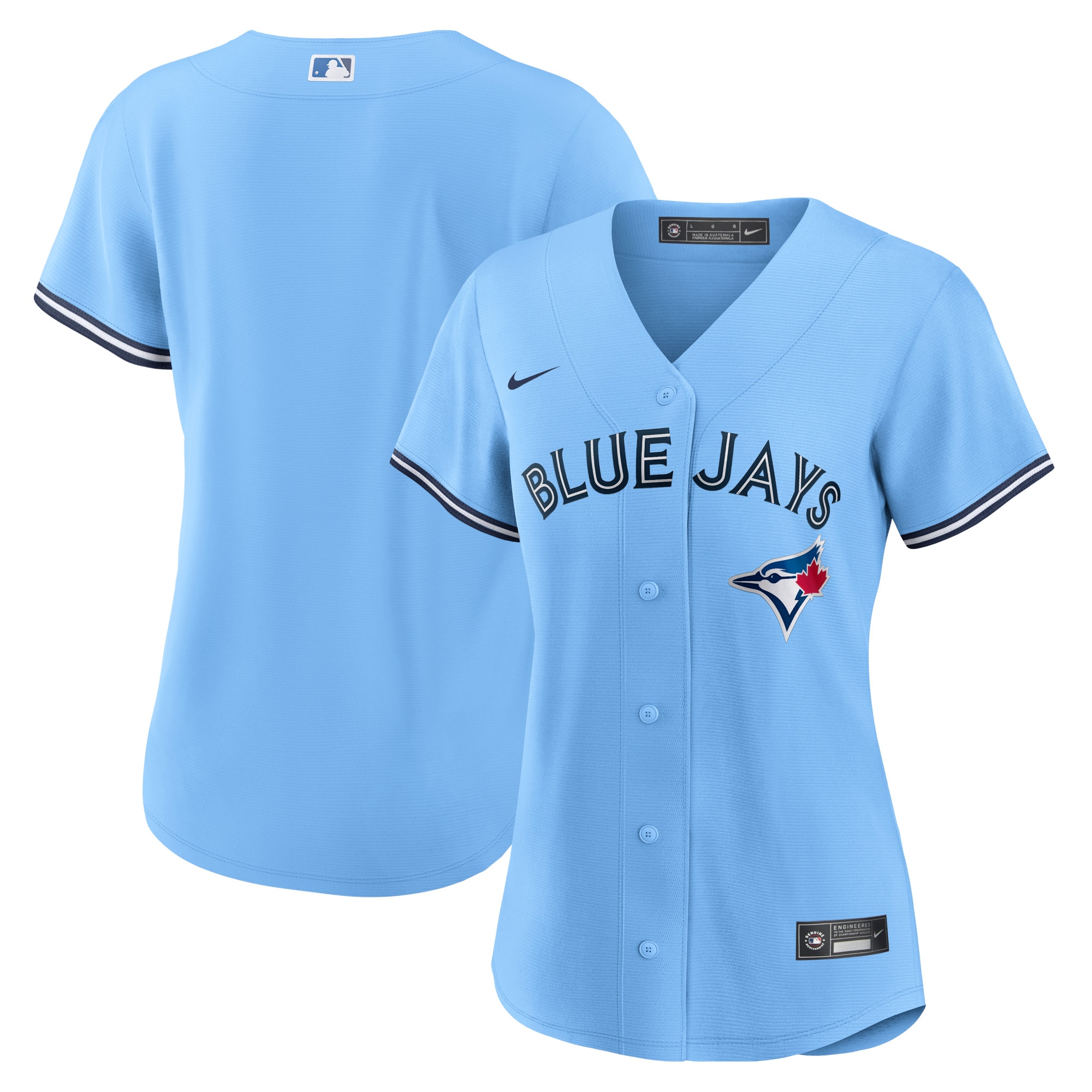 Toronto Blue Jays Women's Alternate Replica Team Baseball Jersey - Powder Blue