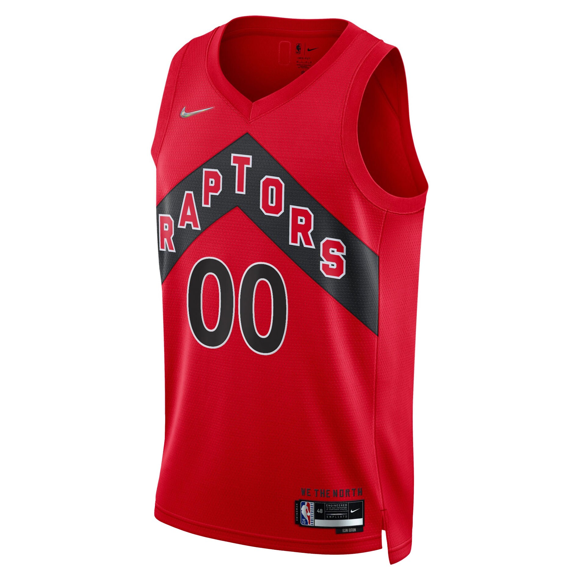Alternative view of Toronto Raptors 2021/22 Diamond Swingman Custom Basketball Jersey - Icon Edition - Red