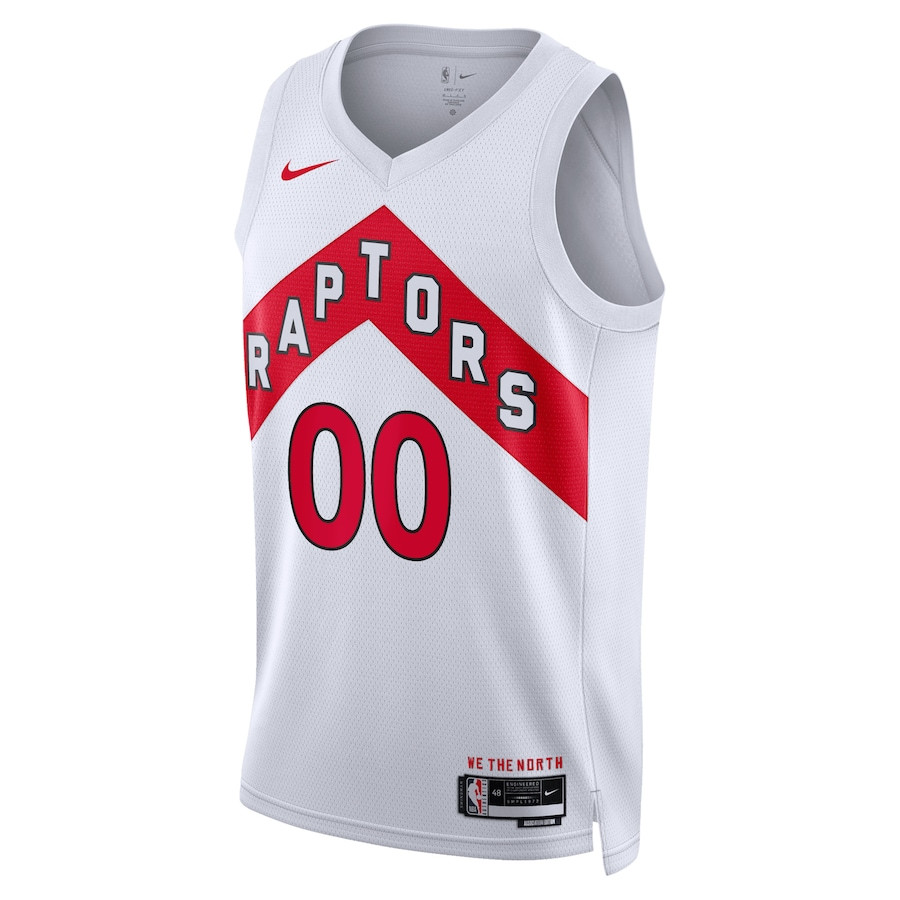 Alternative view of Toronto Raptors 2023/24 Association Swingman Custom Men Basketball Jersey - White - JS891 