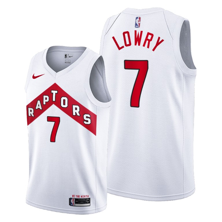 Toronto Raptors #7 Kyle Lowry White Association Edition Basketball Jersey 2020-21