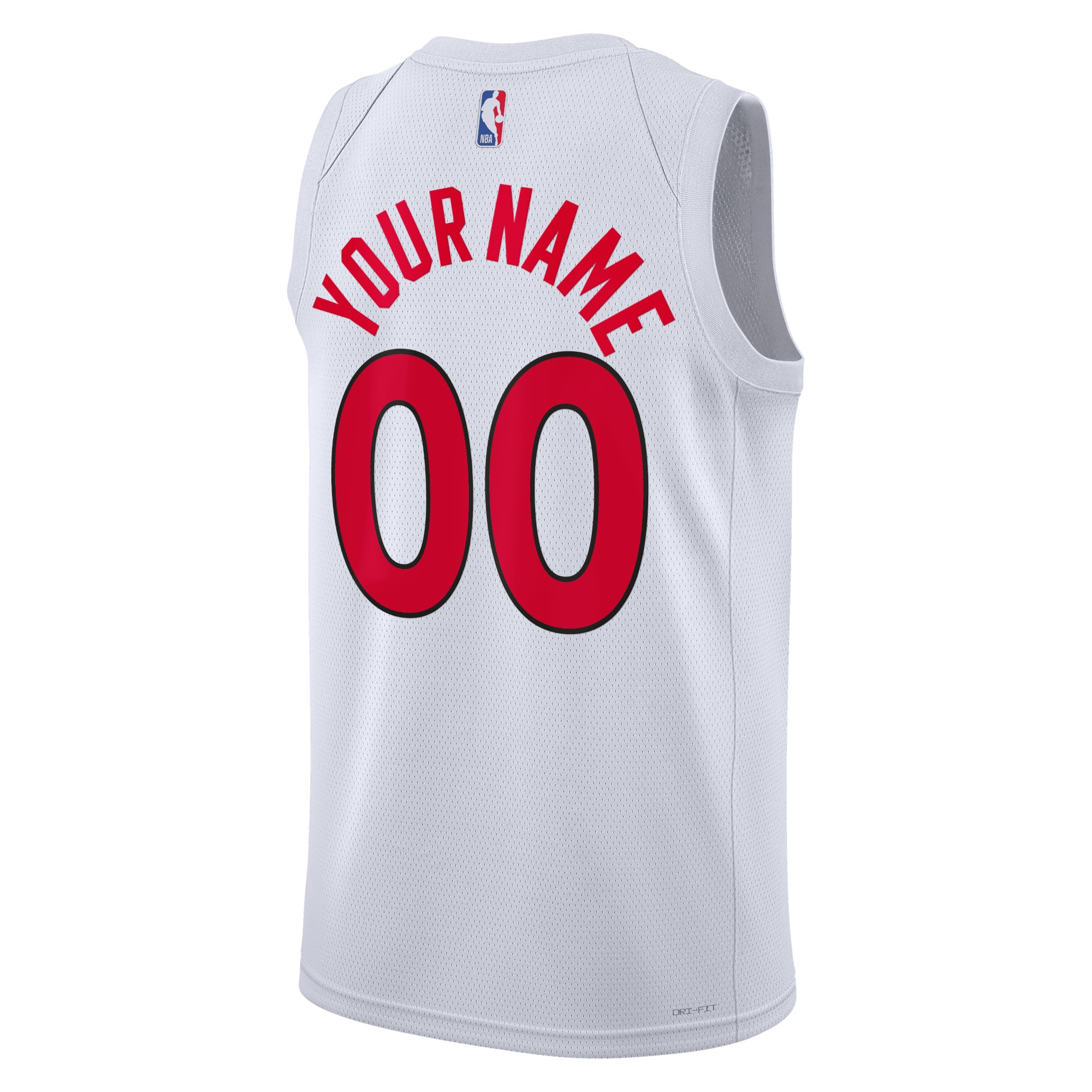 Alternative view of Toronto Raptors Association Swingman Basketball Jersey - Custom - Unisex - JS828 