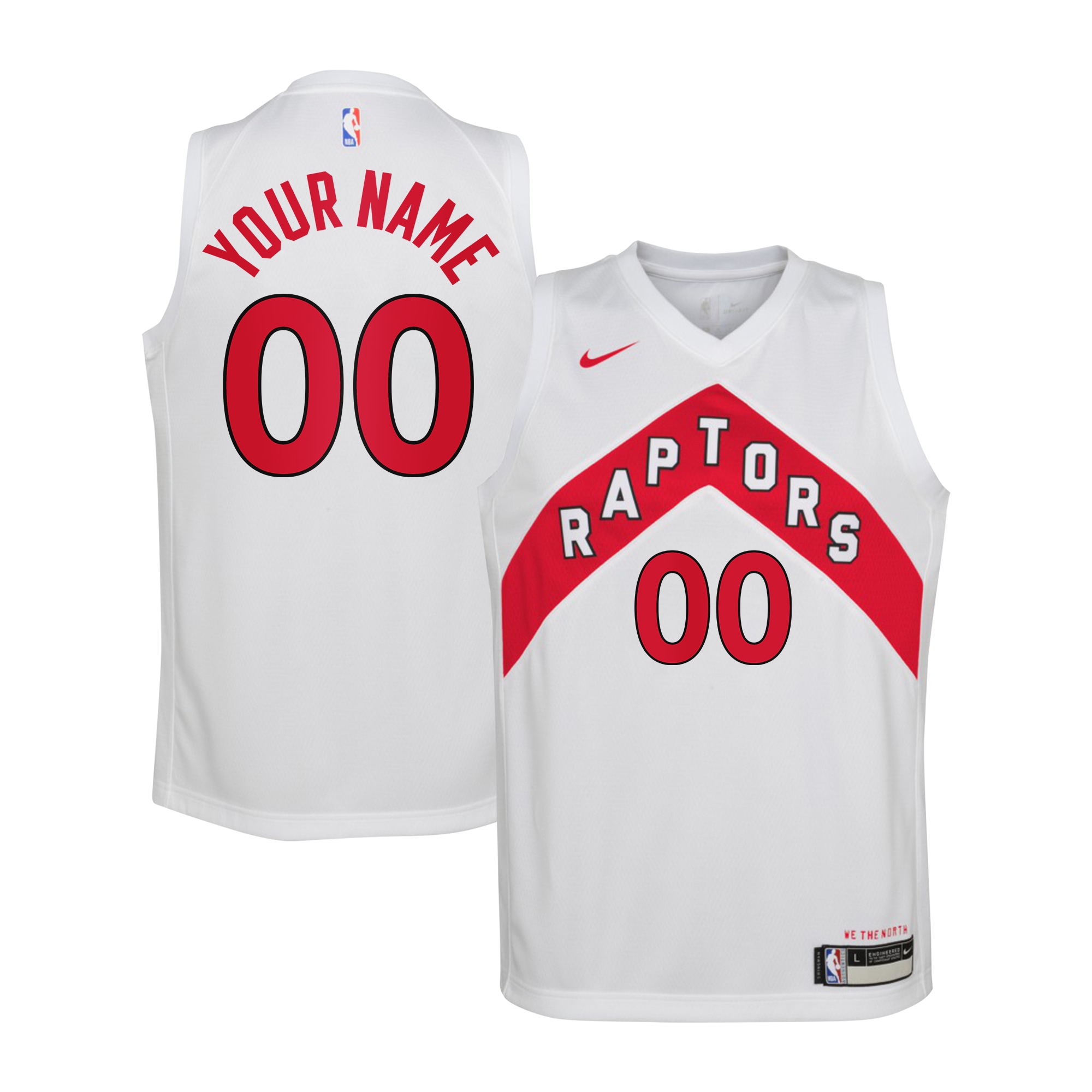Toronto Raptors Association Swingman Basketball Jersey - Custom - Youth - JS584 