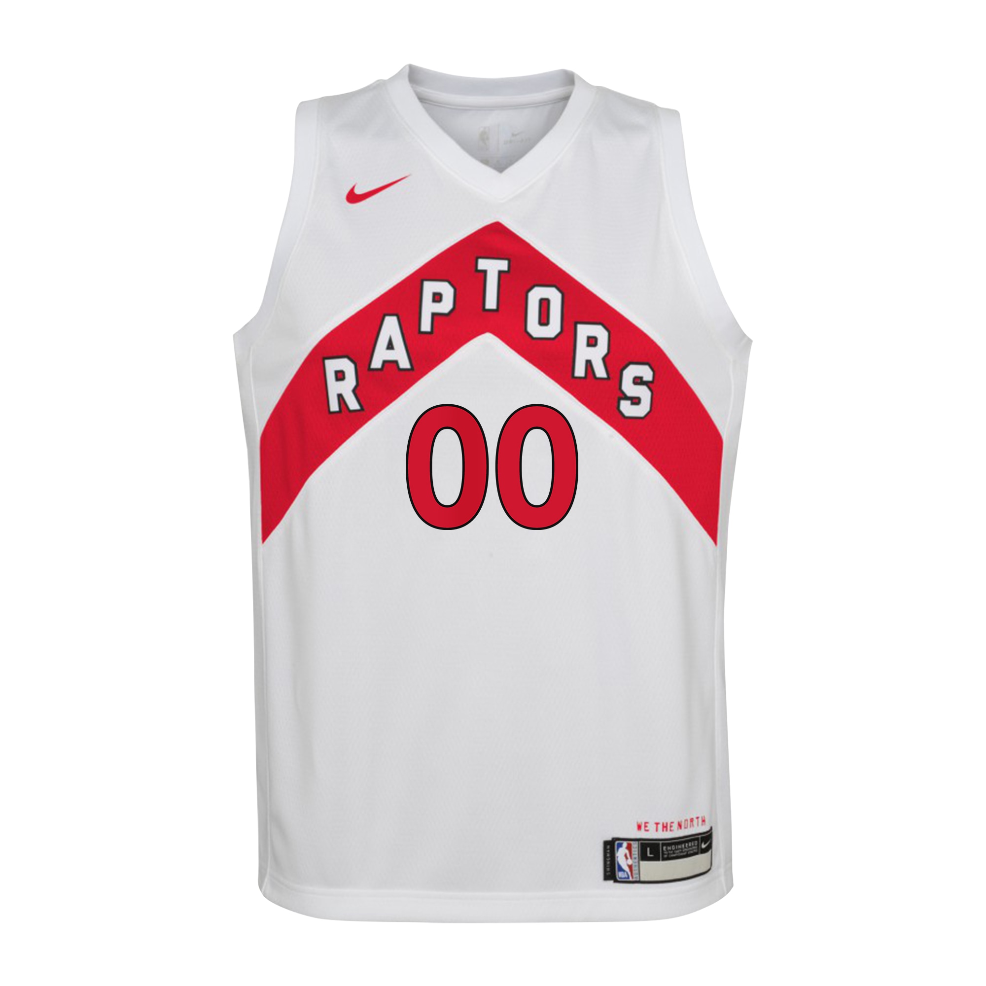 Alternative view of Toronto Raptors Association Swingman Basketball Jersey - Custom - Youth - JS584 