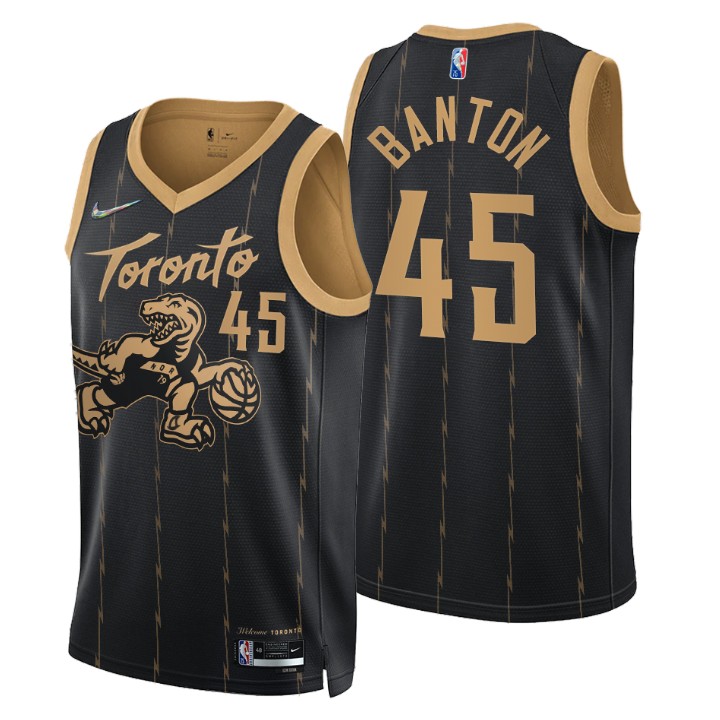 Toronto Raptors Dalano Banton 75th Anniversary City Basketball Jersey