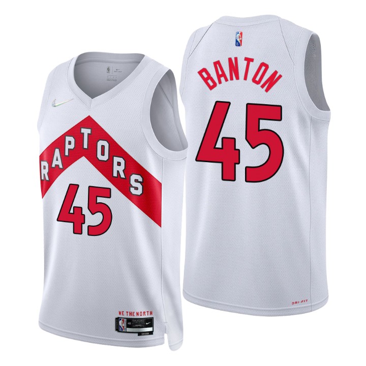 Toronto Raptors Dalano Banton 75th Anniversary Diamond Basketball Jersey Association