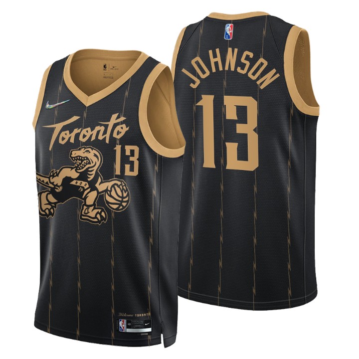 Toronto Raptors David Johnson 75th Anniversary City Basketball Jersey