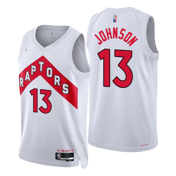 Toronto Raptors David Johnson 75th Anniversary Diamond Basketball Jersey Association