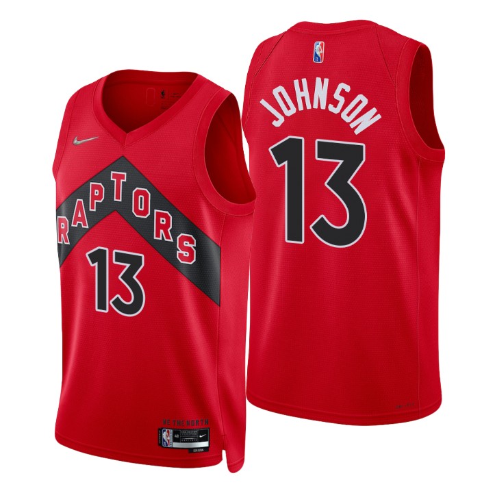 Toronto Raptors David Johnson 75th Anniversary Diamond Basketball Jersey Icon