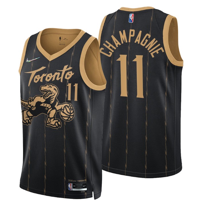 Toronto Raptors Justin Champagnie 75th Anniversary City Basketball Jersey