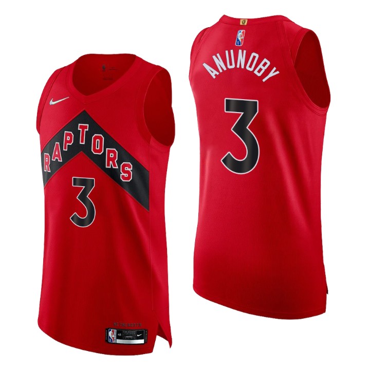 Toronto Raptors Og Anunoby 2021-22 75th Anniversary Authentic Basketball Jersey Icon