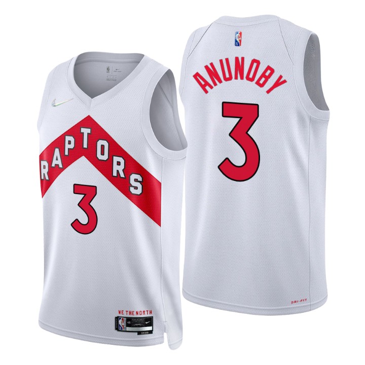 Toronto Raptors Og Anunoby 75th Anniversary Diamond Basketball Jersey Association