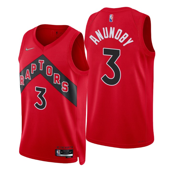 Toronto Raptors Og Anunoby 75th Anniversary Diamond Basketball Jersey Icon