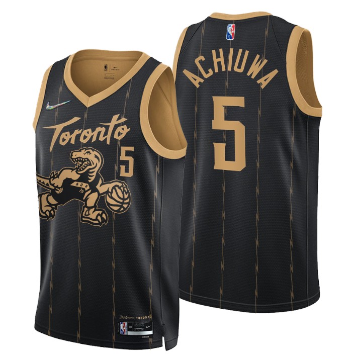 Toronto Raptors Precious Achiuwa 75th Anniversary City Basketball Jersey
